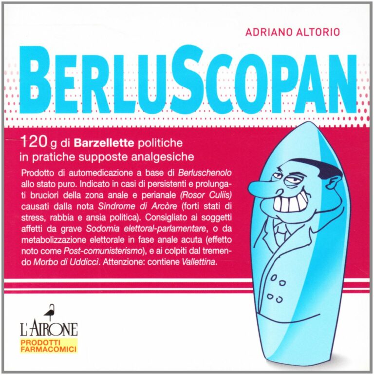 Scopri di più sull'articolo BerluScopan. 120 g di barzellette politiche