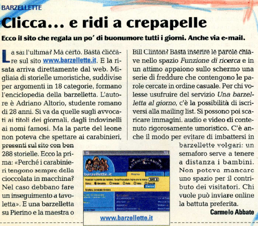 Scopri di più sull'articolo Clicca… e ridi a crepapelle
