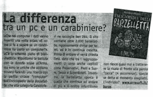 Scopri di più sull'articolo La differenza tra un pc e un carabiniere? (CLIC!)