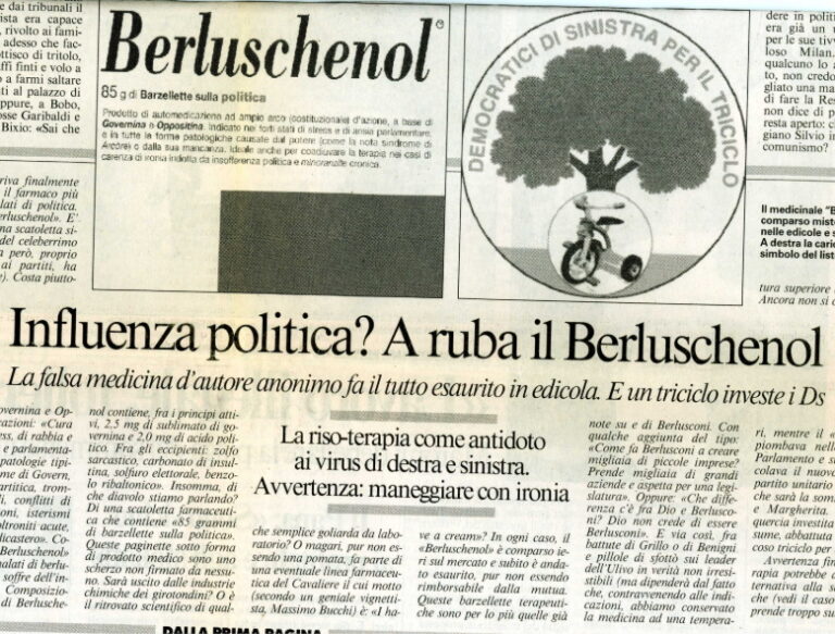 Scopri di più sull'articolo Influenza politica? A ruba il Berluschenol (Il Messaggero)