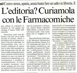 Scopri di più sull'articolo L’editoria? Curiamola con le Farmacomiche (Il Messaggero)