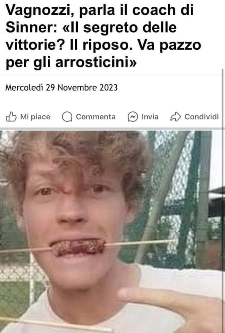 Scopri di più sull'articolo Arrosticini e pasta De Cecco. Ecco il segreto per vincere Wimbledon…