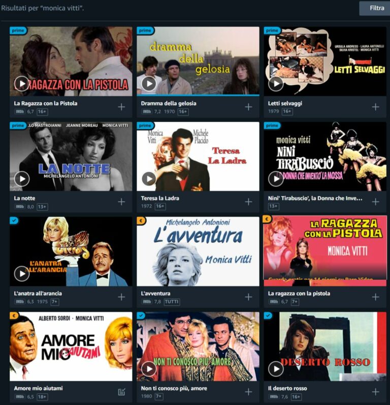 Scopri di più sull'articolo Sono già pronto a spararmi la maratona “Monica Vitti” questa sera su Prime…