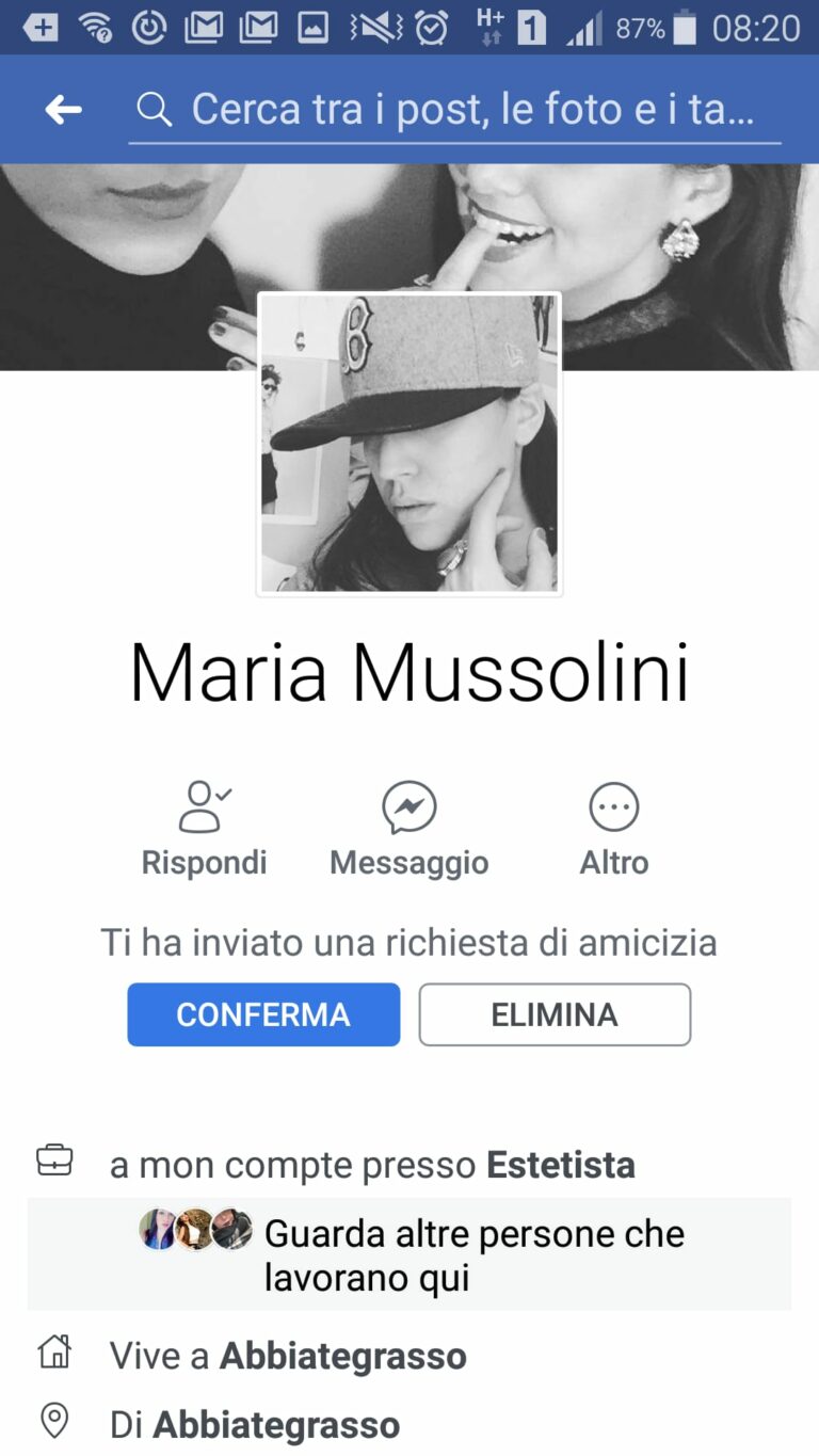 Scopri di più sull'articolo Le nuove frontiere delle richieste di amicizia scam. Ora ci provano con cognomi…