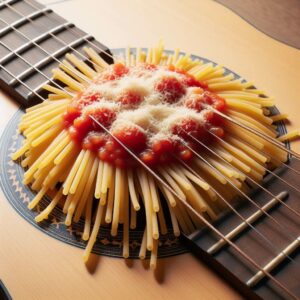 Scopri di più sull'articolo Stasera spaghetti alla chitarra! Gnam…