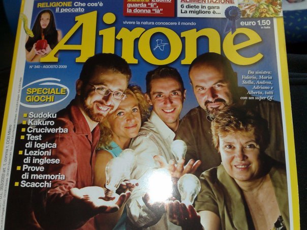 Scopri di più sull'articolo Sono sulla copertina del numero di agosto della rivista Airone. Correte a…