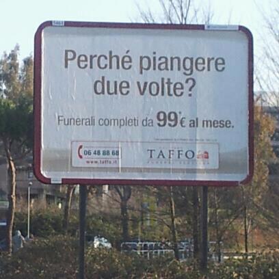 Scopri di più sull'articolo A occhio e croce uno se la potrebbe cavare pagando solo la prima rata…