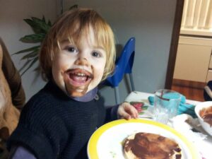 Scopri di più sull'articolo Col pizzetto come il papà. Ma è di cioccolata…