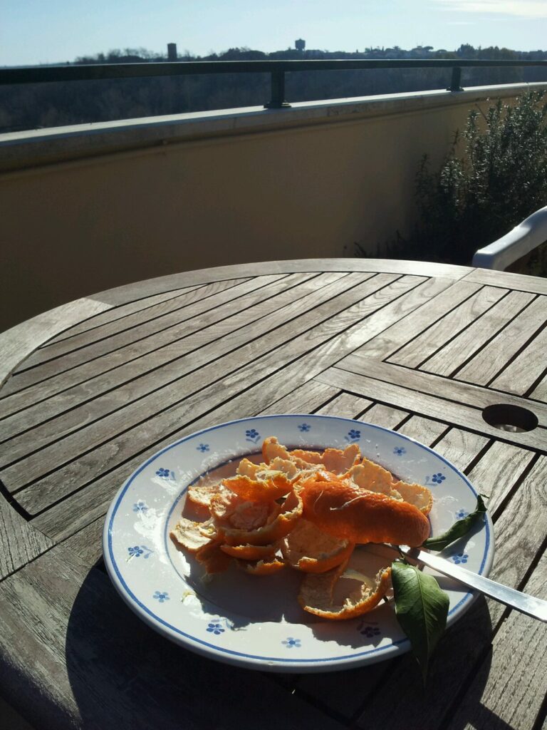 Scopri di più sull'articolo Primo pranzo in terrazzo. 18 gradi…