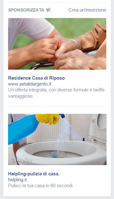 Scopri di più sull'articolo Queste sono le inserzioni pubblicitarie che oggi Facebook mi propone. Sono così…