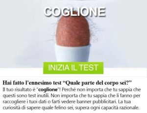 Scopri di più sull'articolo Ma su… fatelo qualche test, no…