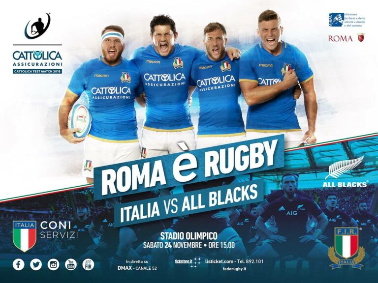 Scopri di più sull'articolo MANCA UN MESE ALL’INCONTRO CON GLI ALL BLACKS SOLO OGGI, 50% DI SCONTO SU…