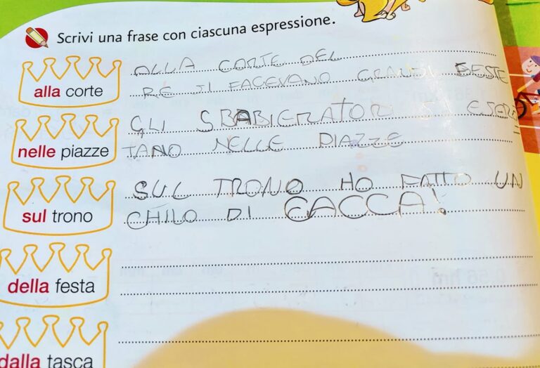 Scopri di più sull'articolo Quando suggerisci una frase per i compiti a tua figlia e lei ti prende alla…