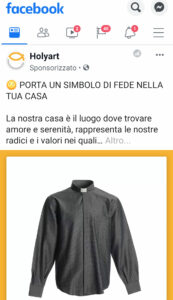 Scopri di più sull'articolo Mi spiegate perché mi propongono di acquistare una camicia da sacerdote? Non ho…
