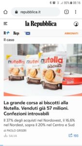 Scopri di più sull'articolo Non penso che i 57 milioni siano singoli biscotti. Ho il sospetto che si tratti…