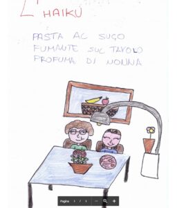 Scopri di più sull'articolo “Studia il calligramma e l’haiku e fanne due esempi.” “PASTA AL SUGO FUMANTE…