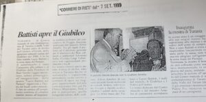 Scopri di più sull'articolo Battisti apre il Giubileo (Corriere di Rieti)