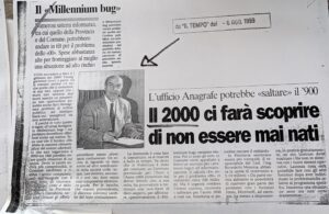 Scopri di più sull'articolo Il 2000 ci farà scoprire di NON essere mai nati (Il Tempo)