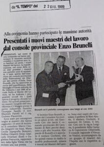 Scopri di più sull'articolo Presentati i nuovi maestri del lavoro dal console provinciale Enzo Brunelli (Il Tempo)