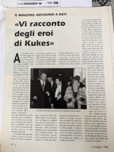 Scopri di più sull'articolo «Vi racconto degli eroi di Kukes» (Il Messaggero)