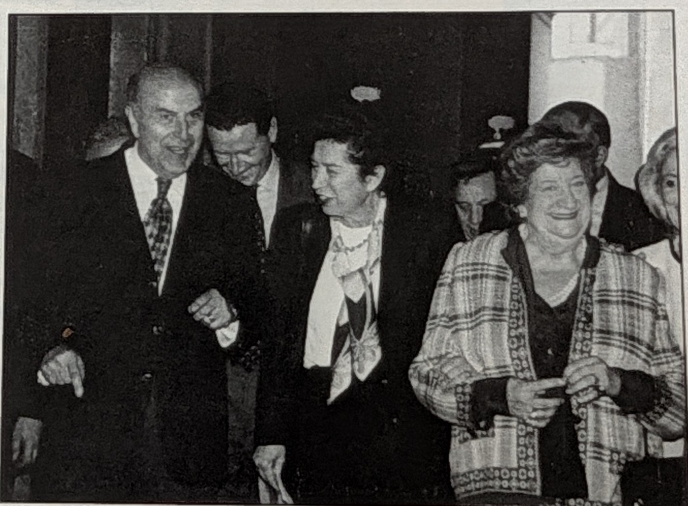 Il ministro Jervolino (al centro) con il prefetto di Rieti Altorio