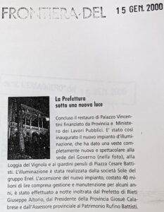 Scopri di più sull'articolo La Prefettura sotto una nuova luce (Frontiera)