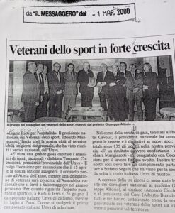 Scopri di più sull'articolo Veterani dello sport in forte crescita (Il Messaggero)
