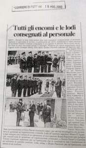 Scopri di più sull'articolo Tutti gli encomi e le lodi consegnati al personale (Corriere di Rieti)