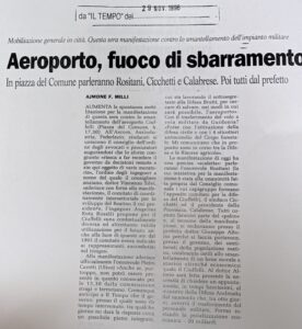 Scopri di più sull'articolo Aeroporto, fuoco di sbarramento (Il Tempo)