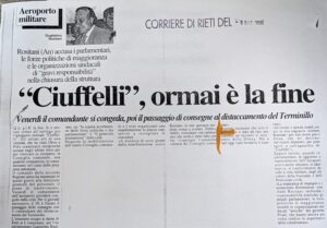 Scopri di più sull'articolo “Ciuffelli”, ormai è la fine (Corriere di Rieti)