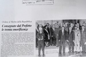 Scopri di più sull'articolo Consegnate dal Prefetto le trenta onorificenze (Il Tempo)