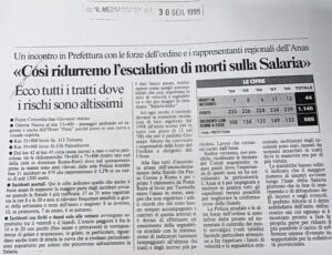 Scopri di più sull'articolo «Così ridurremo l’escalation di morti sulla Salaria» (Il Messaggero)