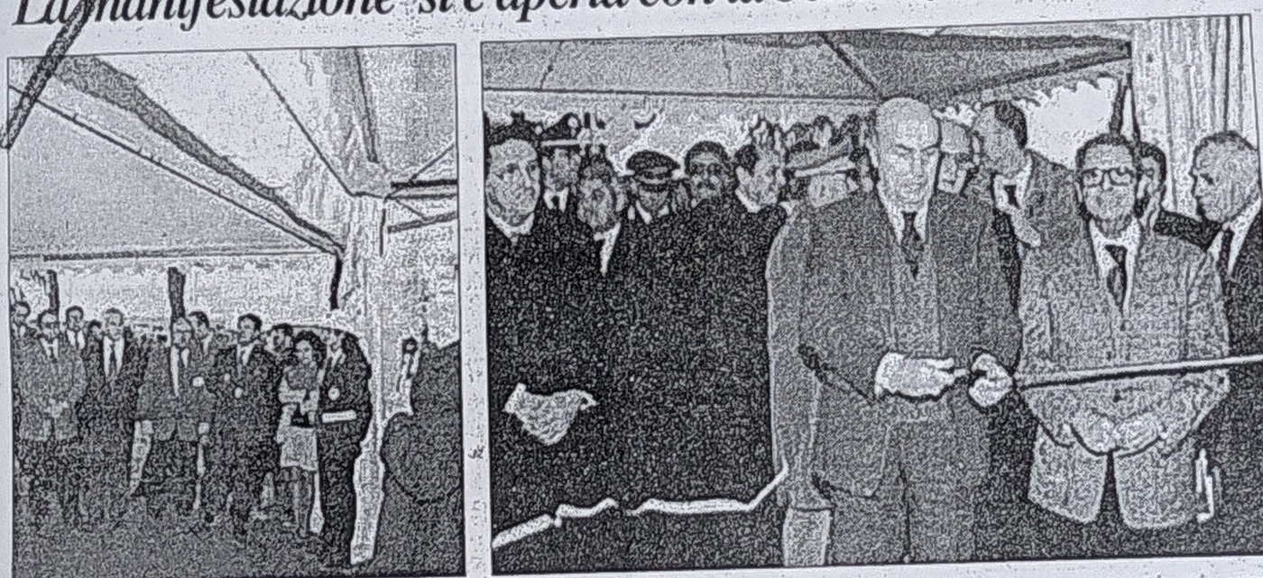 Alcune immagini della manifestazione inaugurata ieri in via Tancia