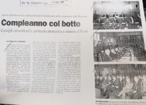 Scopri di più sull'articolo Compleanno col botto (Il Tempo)