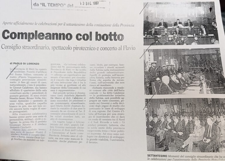Scopri di più sull'articolo Compleanno col botto (Il Tempo)