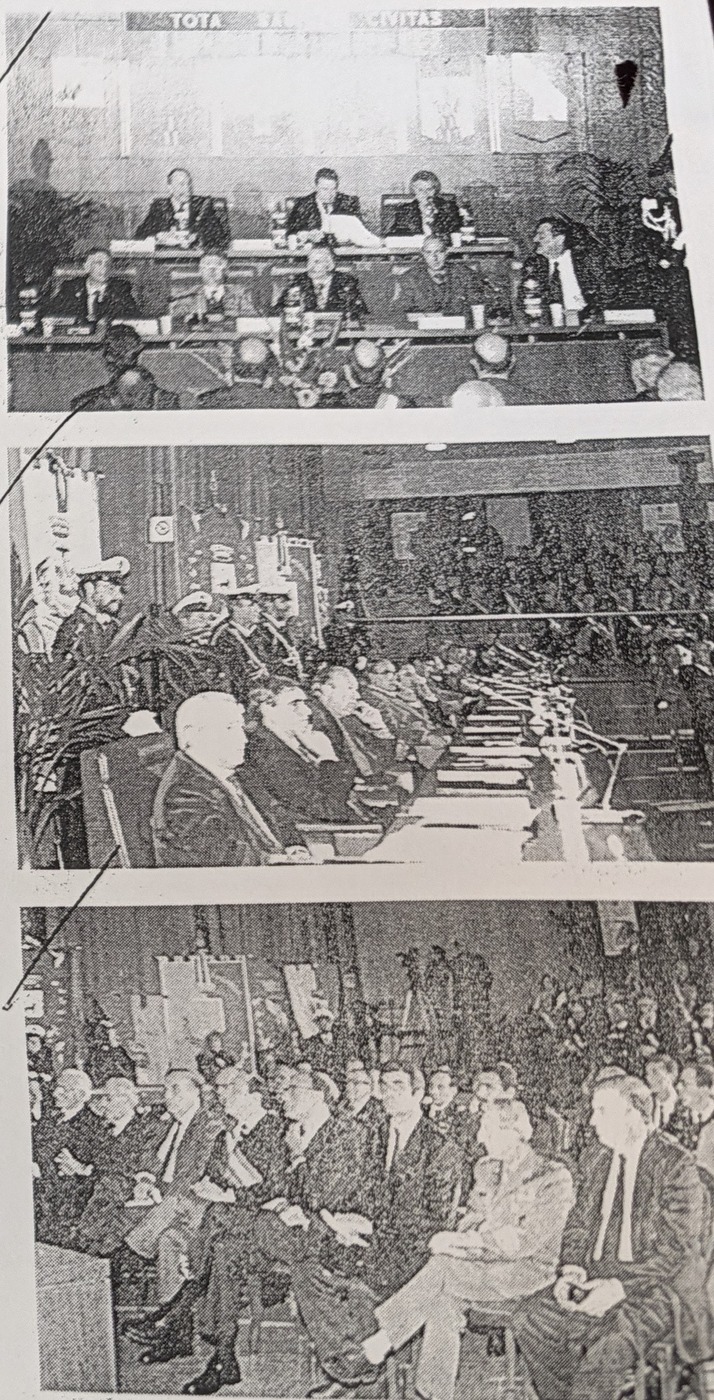 SETTANTESIMO Momenti del consiglio straordinario che ha aperto le celebrazioni per l'anniversario della Provincia (Foto Calabrese)