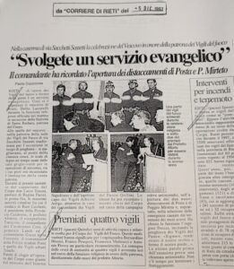 Scopri di più sull'articolo «Svolgete un servizio evangelico» (Corriere di Rieti)