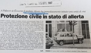 Scopri di più sull'articolo Protezione civile in stato di allerta (Il Tempo)