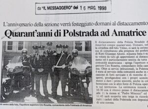 Scopri di più sull'articolo Quarant’anni di Polstrada ad Amatrice (Il Messaggero)
