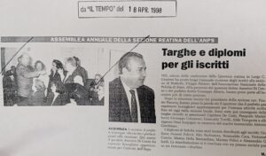 Scopri di più sull'articolo Targhe e diplomi per gli iscritti (Il Tempo)