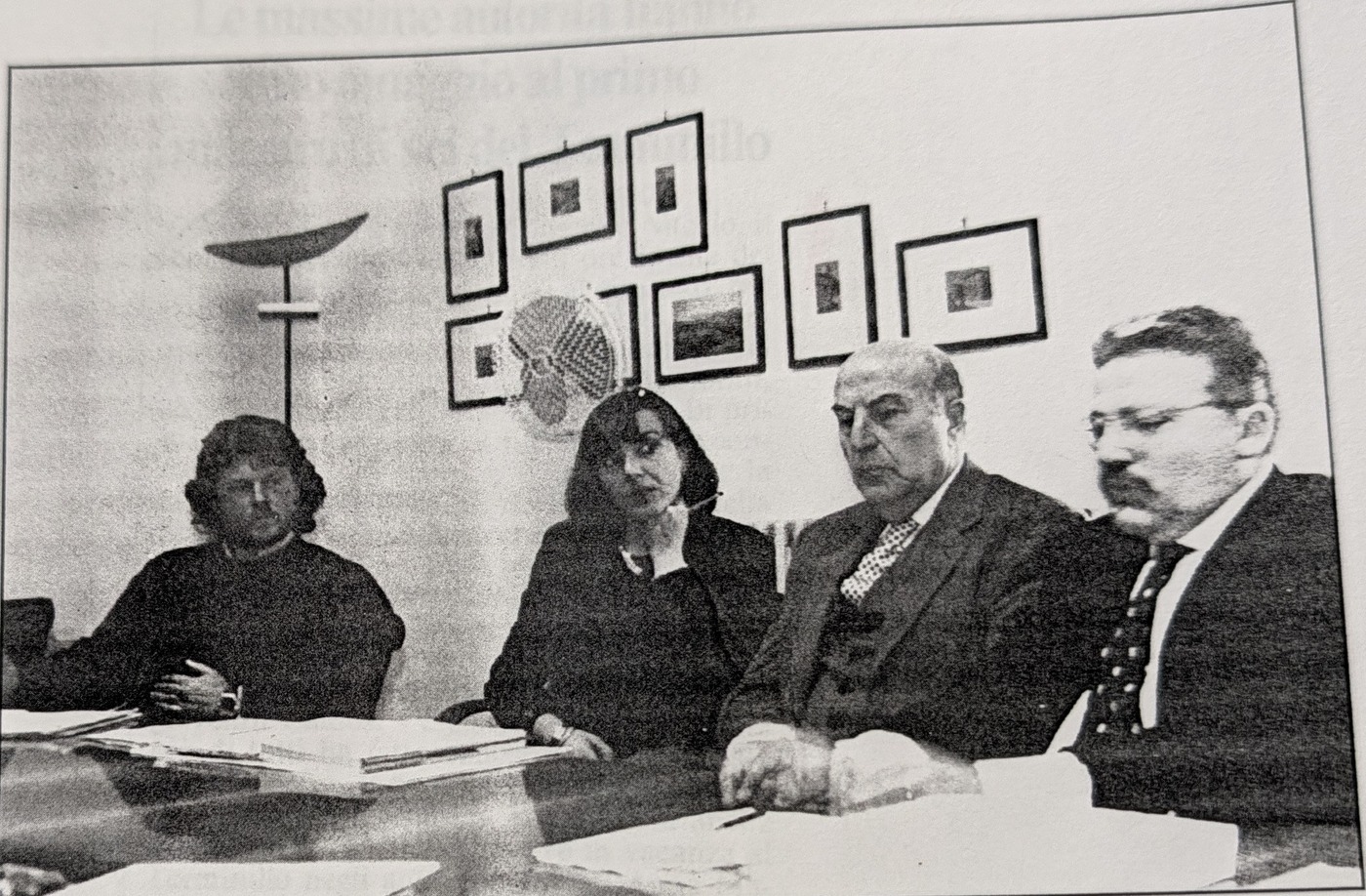 Da destra: Francesco Tarricone, il prefetto Giuseppe Altorio, Luisa Cortesi e Mauro Ceccaroni
