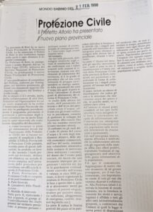 Scopri di più sull'articolo Protezione Civile (Mondo Sabino)