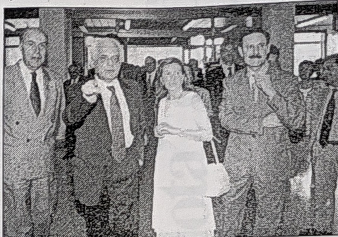 Il prefetto Altorio, il ministro Visco, Paola Spaziani e Vincenzo Busa