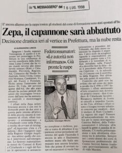 Scopri di più sull'articolo Zepa, il capannone sarà abbattuto (Il Messaggero)