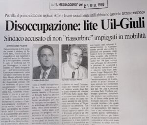 Scopri di più sull'articolo Disoccupazione: lite Uil-Giuli (Il Messaggero)