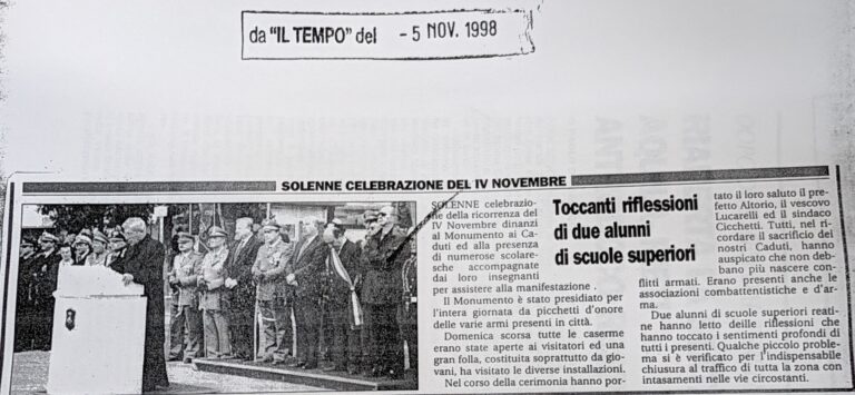 Scopri di più sull'articolo Toccanti riflessioni di due alunni di scuole superiori (Il Tempo)