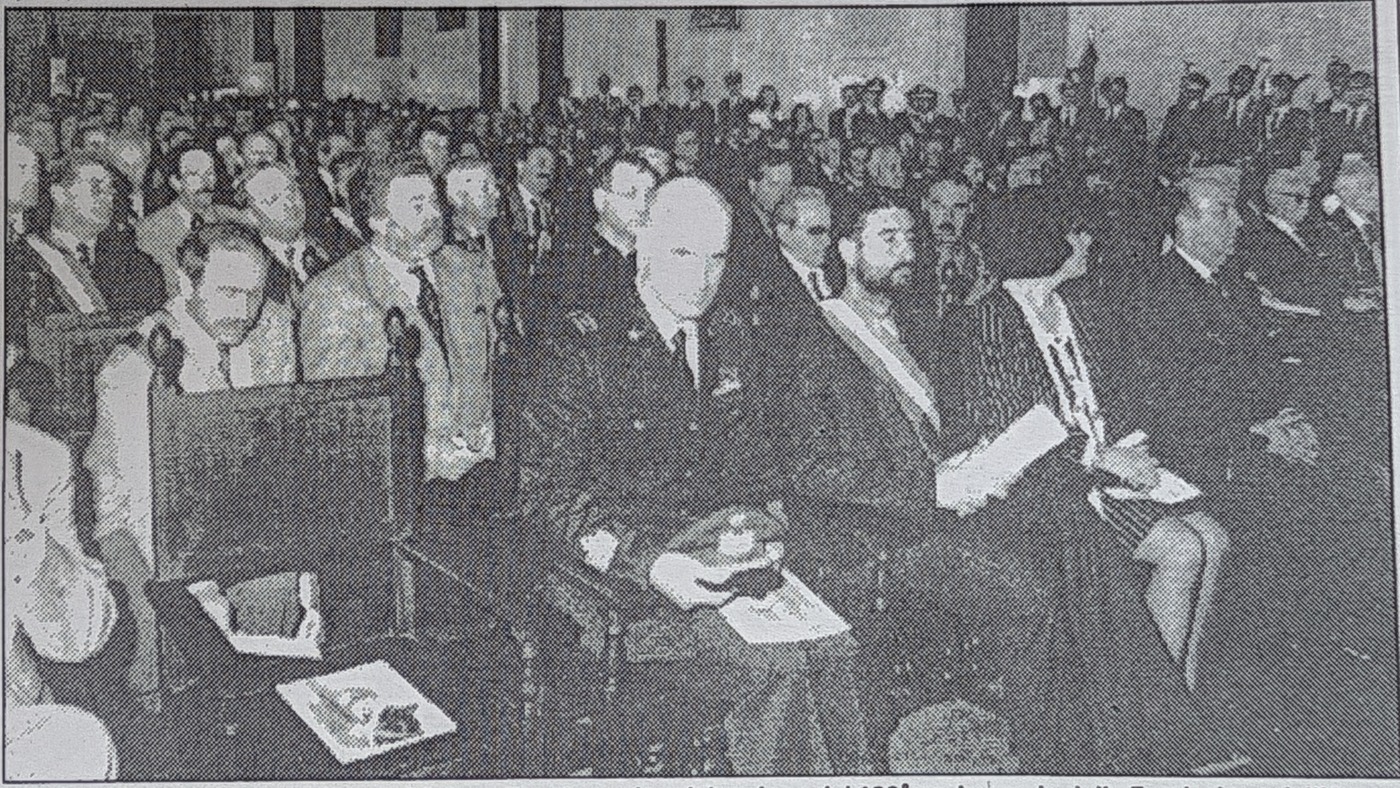 Un momento della cerimonia ieri al Salone Papale per la celebrazione del 182° anniversario della Fondazione dell'Arma