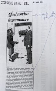 Scopri di più sull'articolo Quel sorriso ingannatore (Corriere di Rieti)