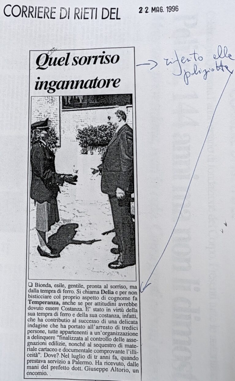 Scopri di più sull'articolo Quel sorriso ingannatore (Corriere di Rieti)
