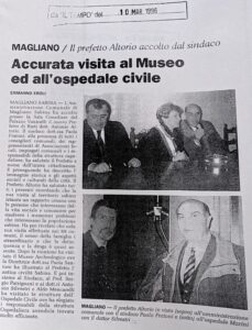 Scopri di più sull'articolo Accurata visita al Museo ed all’ospedale civile (Il Tempo)